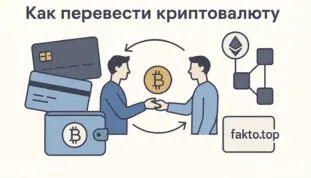 Как перевести криптовалюту