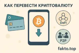 перевести криптовалюту на карту