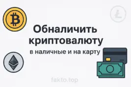 обналичить криптовалюту