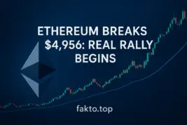 Ethereum Breaks $4,956: Real Rally Begins