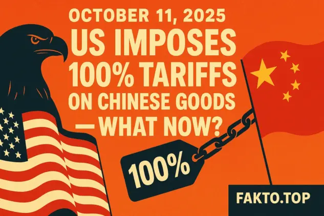 US Imposes 100% Tariffs on Chinese Goods – What Now?