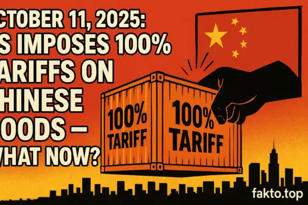 US Imposes 100% Tariffs on Chinese Goods