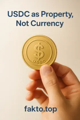 USDC as Property, Not Currency